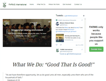 Tablet Screenshot of farmsinternational.com